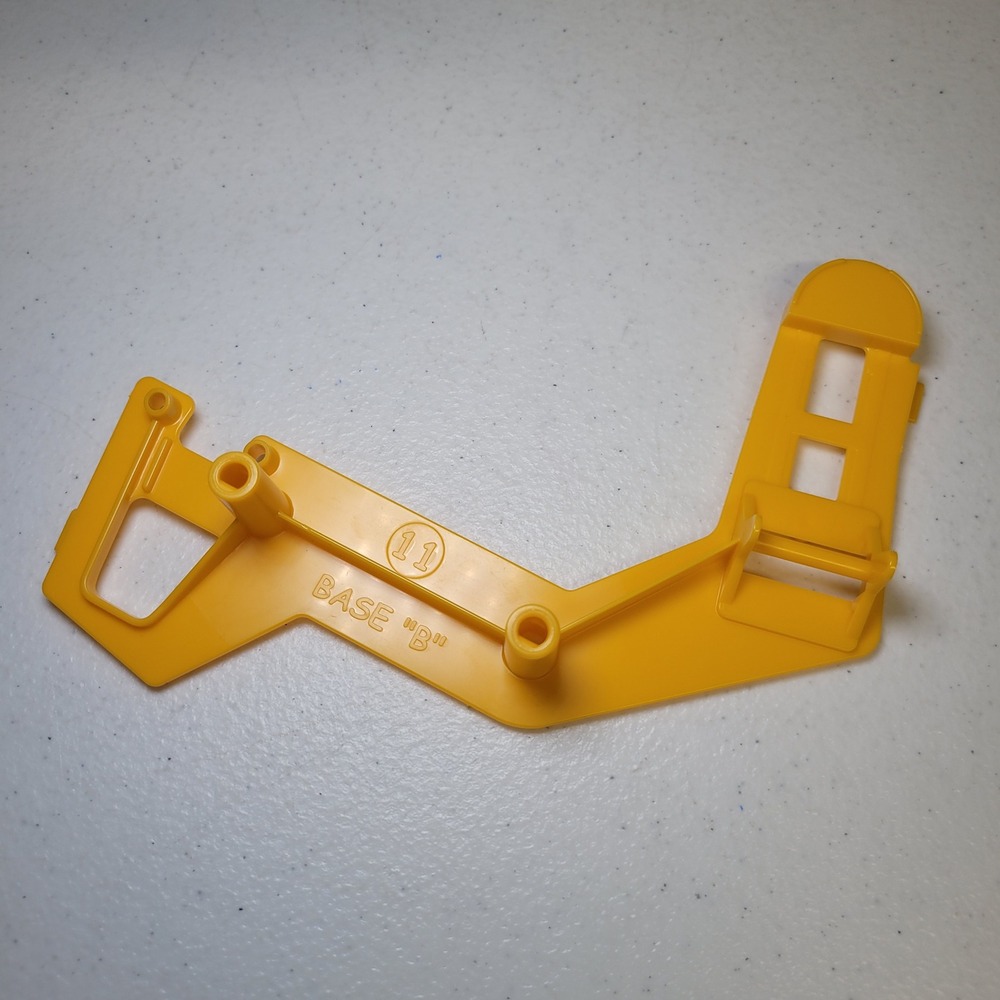 2004 Mouse Trap Replacement Piece Yellow Base B Part 11 Hasbro Board Game